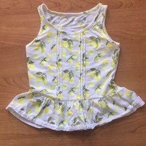 Lemon Peplum Top!